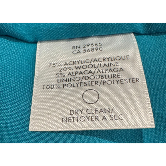 Pendleton Womens Gray Black Sweater Coat Jacket Cardigan Plus 2X Chunky Knit - Picture 10 of 10